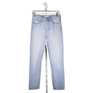 Madewell Women's Perfect Summer Jeans Blue Light Wash High Waisted Denim Size 25